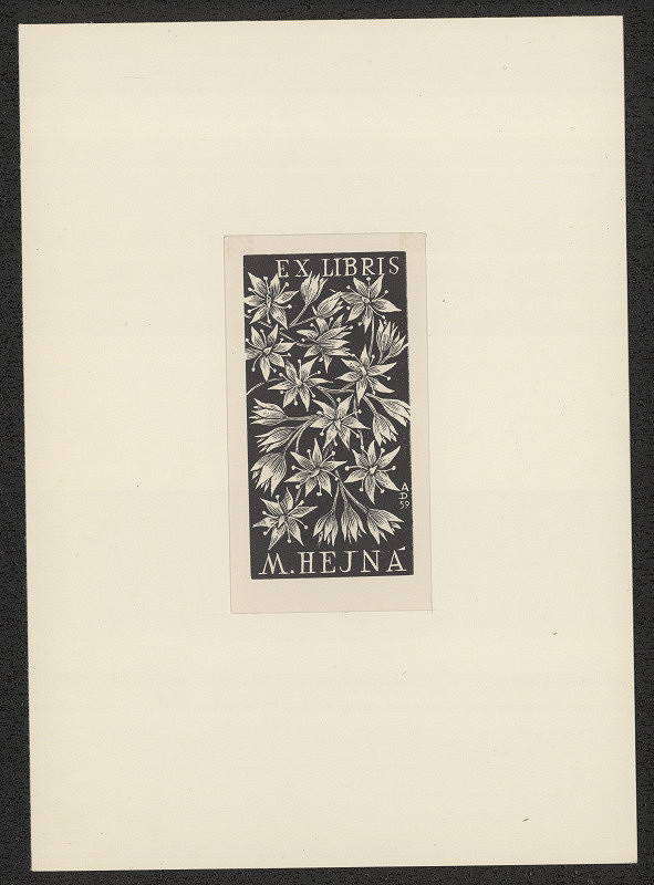 Antonín Doležal – Ex libris M. Hejná 