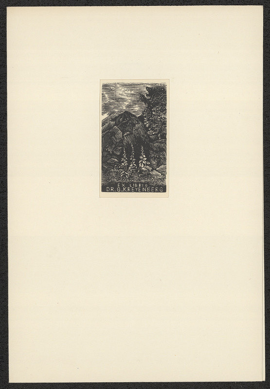 Antonín Doležal – Ex libris Dr. G. Kreyenberg 