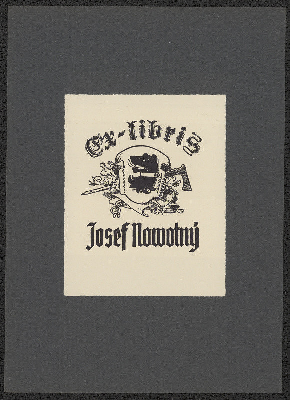 Mikoláš Aleš – Ex libris Josef Novotný 