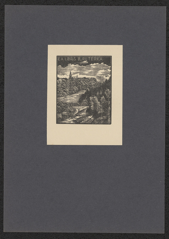 Antonín Doležal – Ex libris B. Peterka 