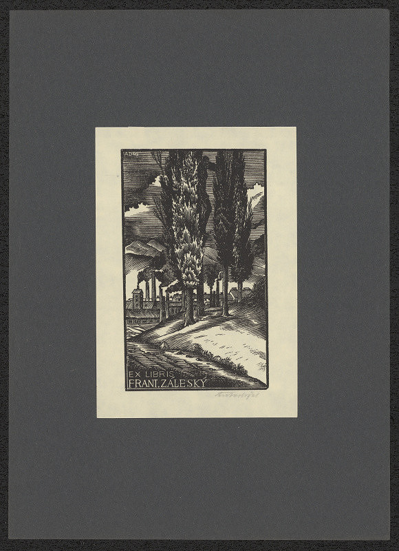 Antonín Doležal – Ex libris Frant. Záleský 