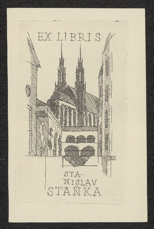 J. Dvořáček – Ex libris Stanislav Staňka 