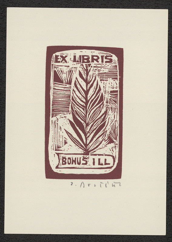 Ludvík Dvořáček – Ex libris Bohuš ILL 