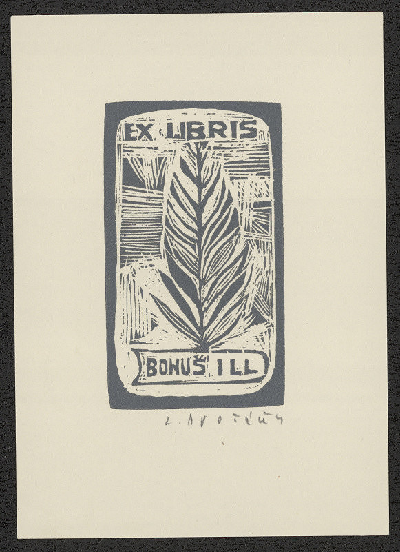 Ludvík Dvořáček – Ex libris Bohuš ILL 