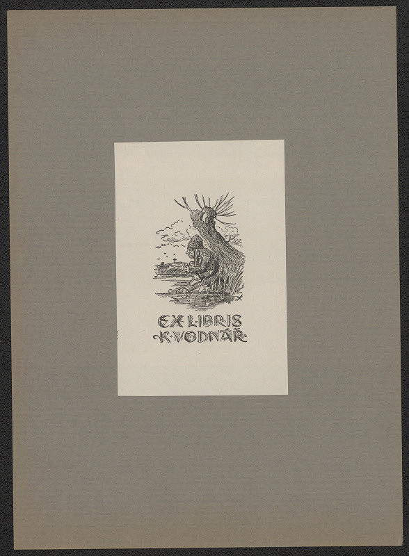 Mikoláš Aleš – Exlibris K. Vodnář 