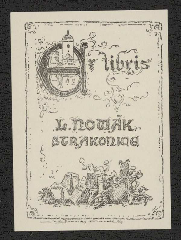 Jarko Dvořák – Ex libris 64 D. P. Baas 