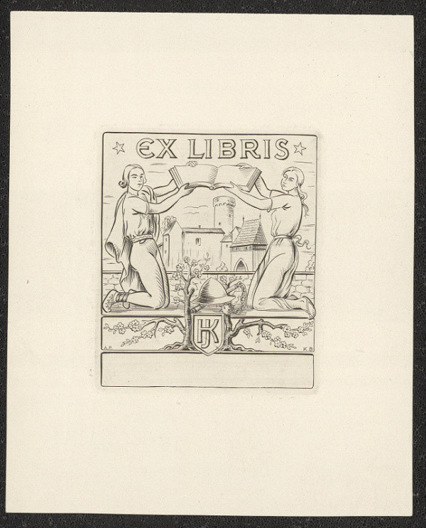 Karel Babka – Exlibris J. K.(Jaroslav Koutský) 
