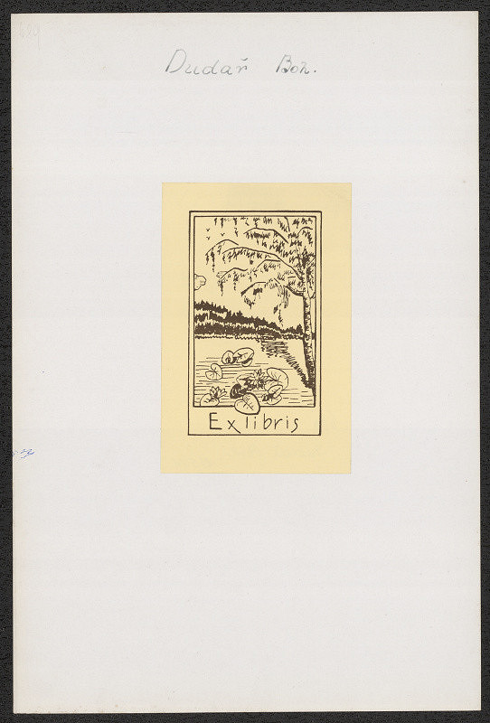 Bohumil Dudař – Ex libris (bez jm.) 