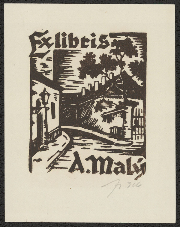 Vítězslav Fleissig – Ex libris A. Malý 