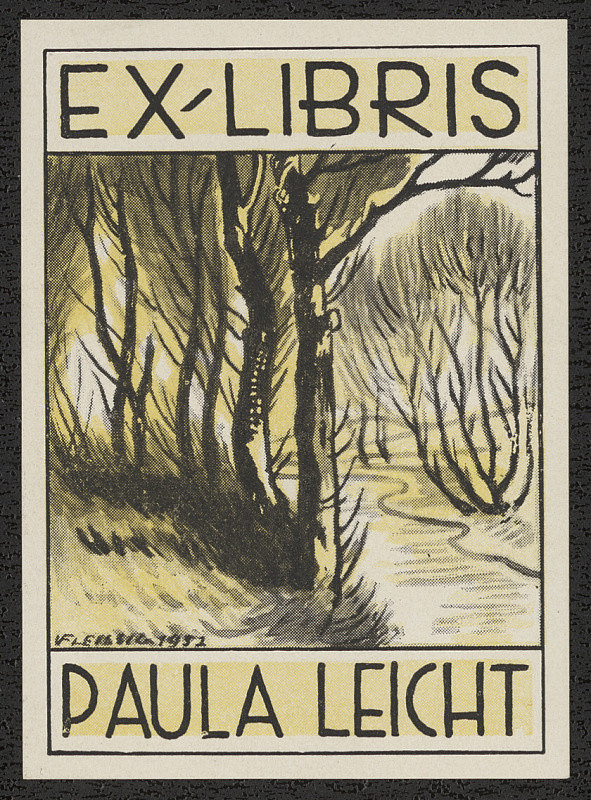 Vítězslav Fleissig – Ex libris Paula Leicht 