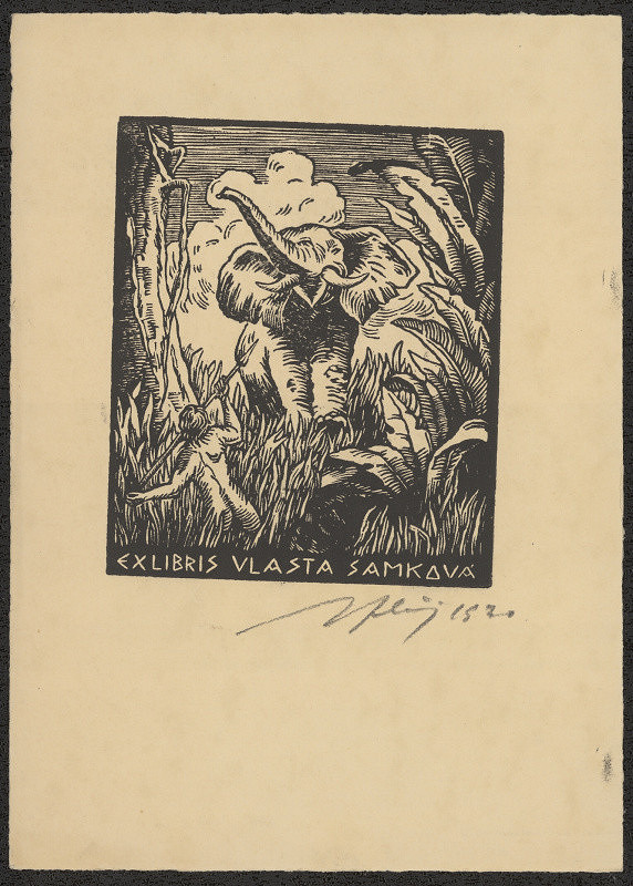 Vítězslav Fleissig – Ex libris Vlasta Samková 