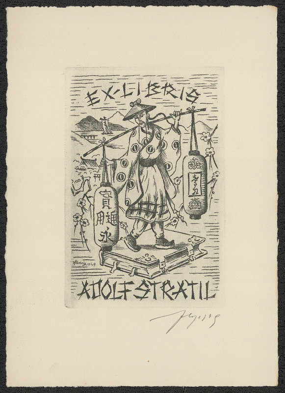 Vítězslav Fleissig – Ex libris Adolf Stratil 