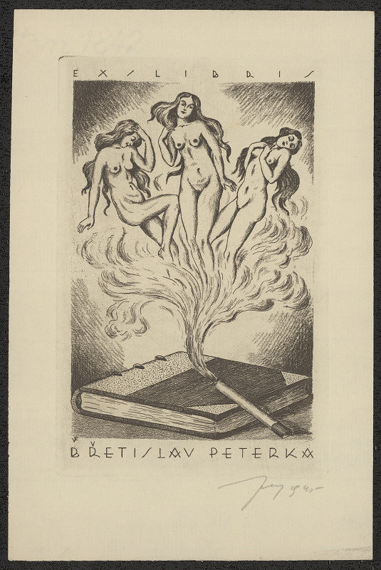 Vítězslav Fleissig – Ex libris Břetislav Peterka 
