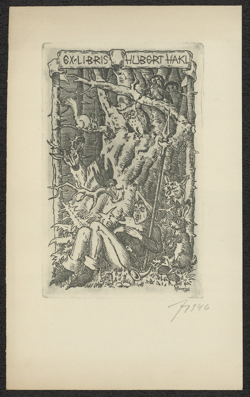 Vítězslav Fleissig – Ex libris Hubert Hakl 