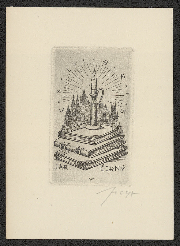 Vítězslav Fleissig – Ex libris Jar. Černý 