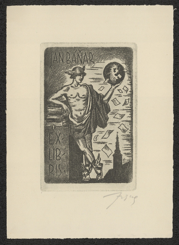 Vítězslav Fleissig – Ex libris Jan Baňár 