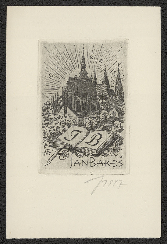 Vítězslav Fleissig – Ex libris Jan Bakeš 