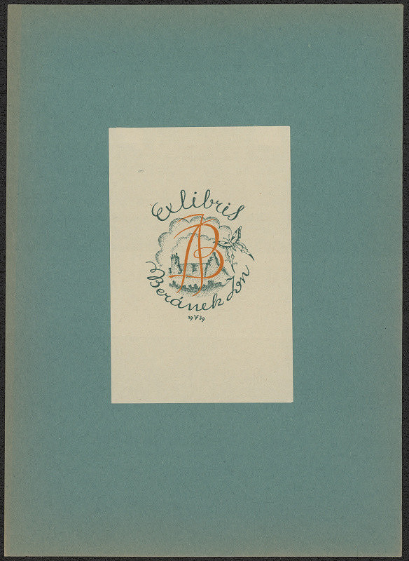 Vítězslav Fleissig – Ex libris Beránek Jan 