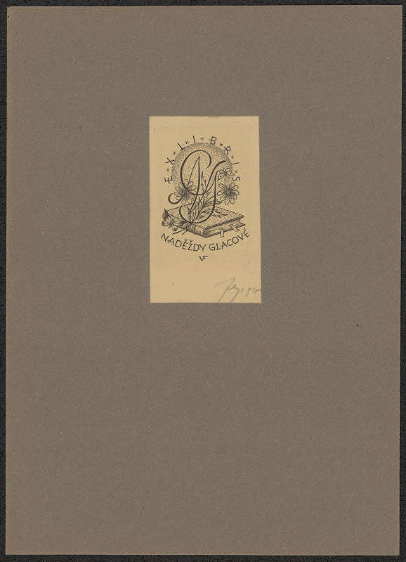 Vítězslav Fleissig – Ex libris Naděždy Glacové 