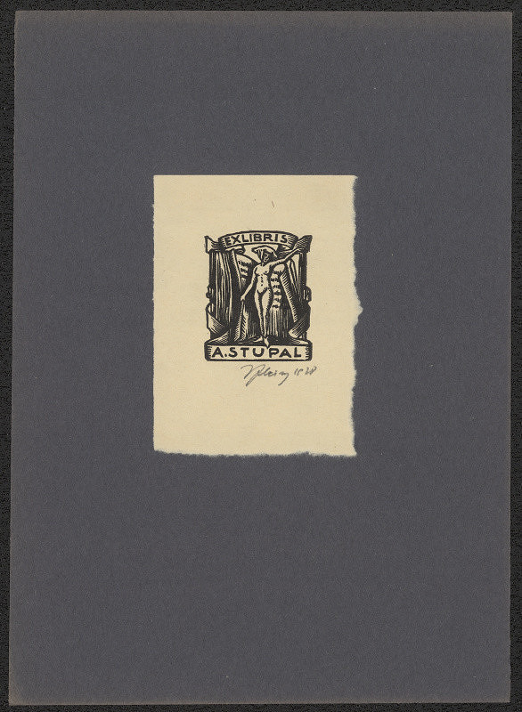 Vítězslav Fleissig – Ex libris A. Stupal 
