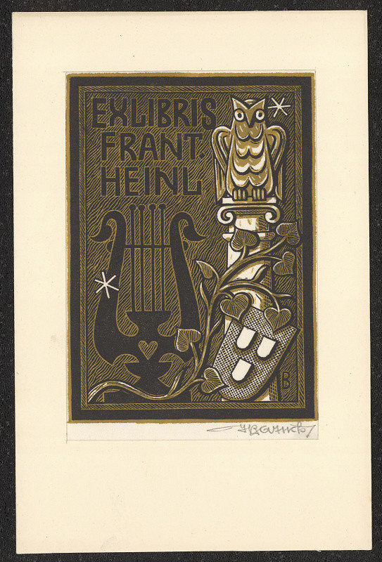 Josef (Jožka) Baruch – Exlibris Frant. Heinl 