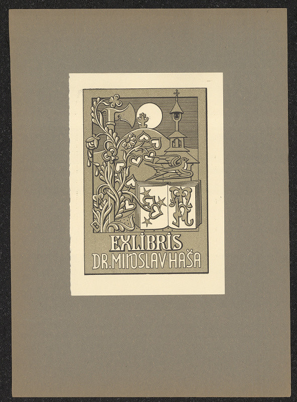 Josef (Jožka) Baruch – Exlibris Dr. Miroslav Haša 