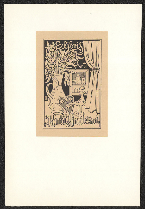 Josef (Jožka) Baruch – Exlibris Karla Hradečná 