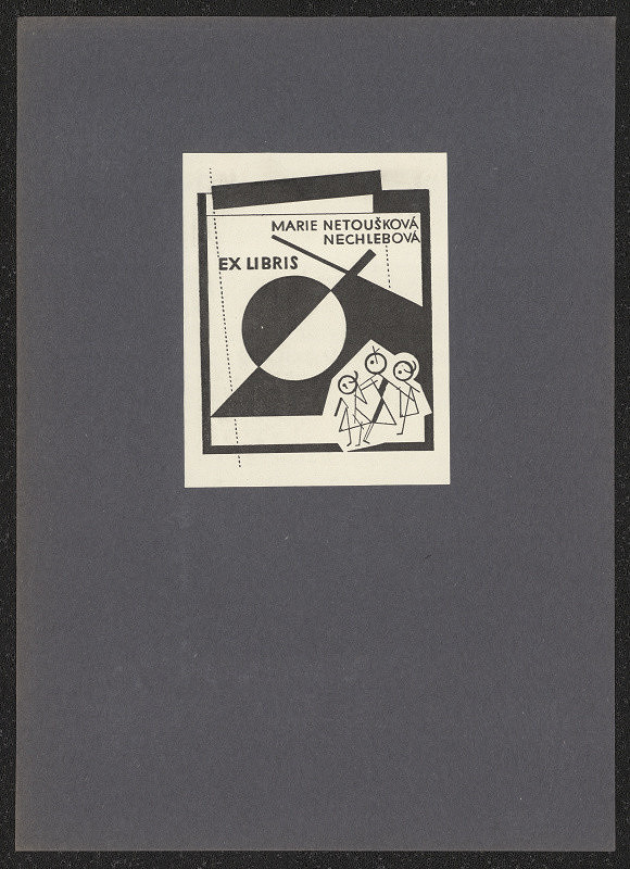 Ľudovít (Ľudo) Fulla – Ex libris Marie Netoušková Nechlebová 