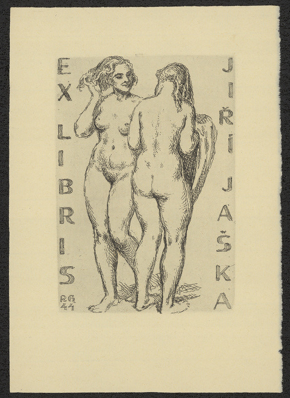 Ruda (Rudolf) Gajdoš – Ex libris Jiří Jaška 
