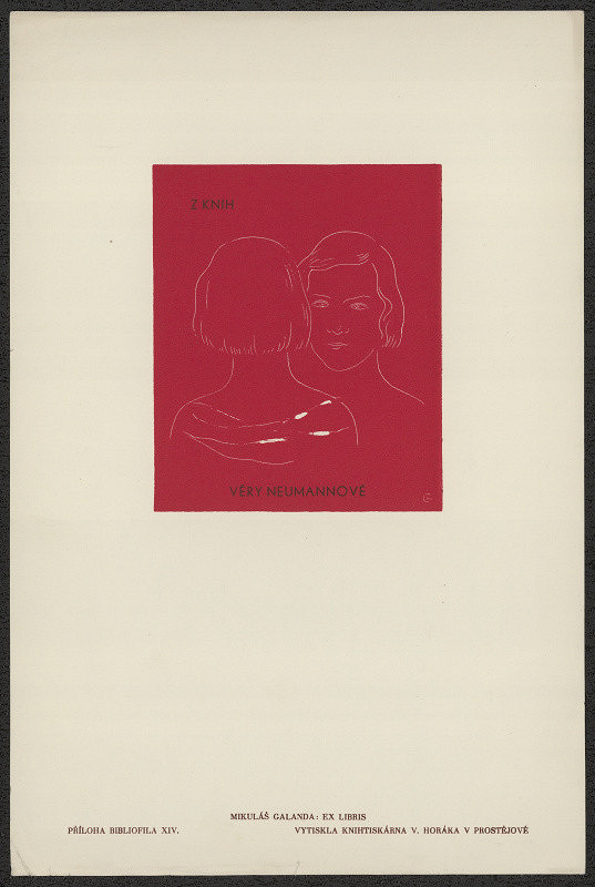 Mikuláš Galanda – Z knih Věry Neumannové 
