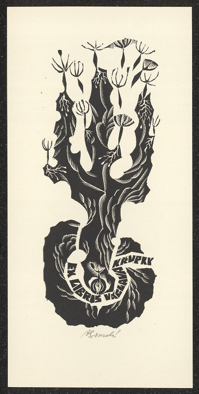 Anna Grmelová – Ex libris Václava Křupky 