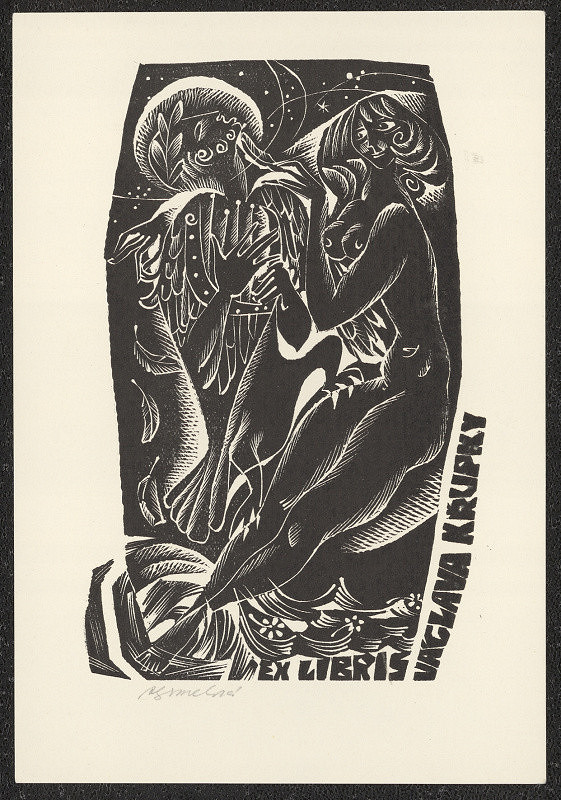 Anna Grmelová – Ex libris Václava Křupky 