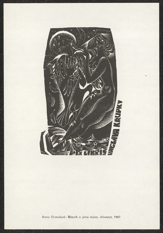 Anna Grmelová – Ex libris Václava Křupky 