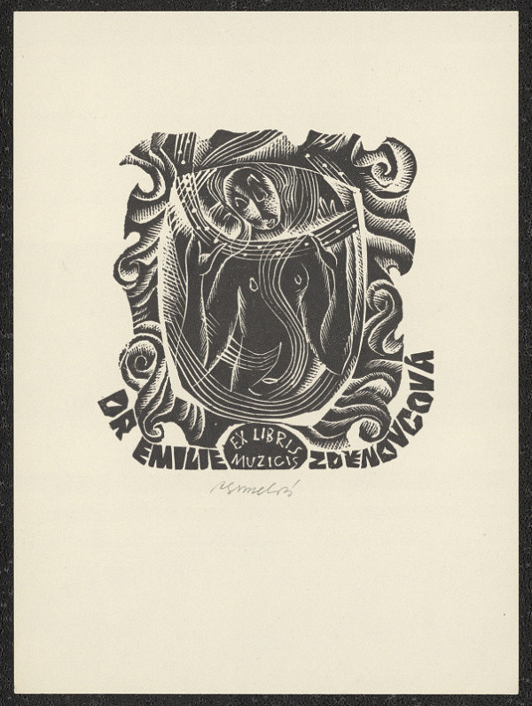 Anna Grmelová – Ex libris muzicis Dr. Emilie Zděnovcová 