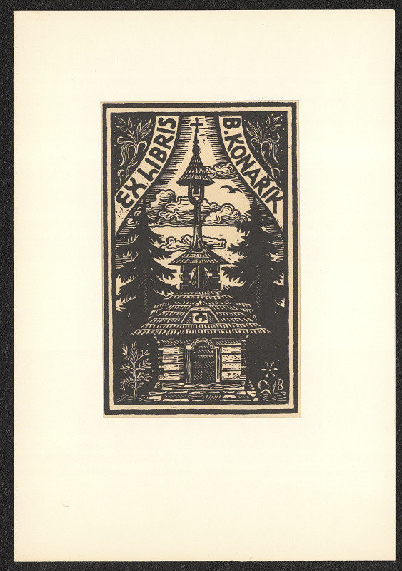 Josef (Jožka) Baruch – Exlibris B.Konařík 