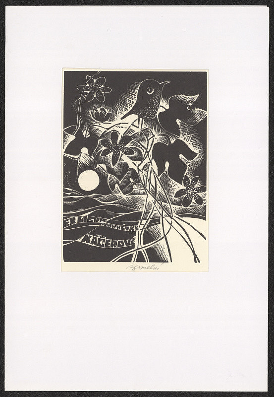 Anna Grmelová – Ex libris Markétky Kačerové 