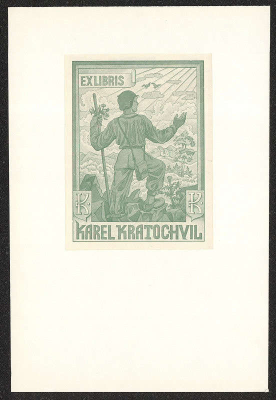 Josef (Jožka) Baruch – Exlibris Karel Kratochvíl 