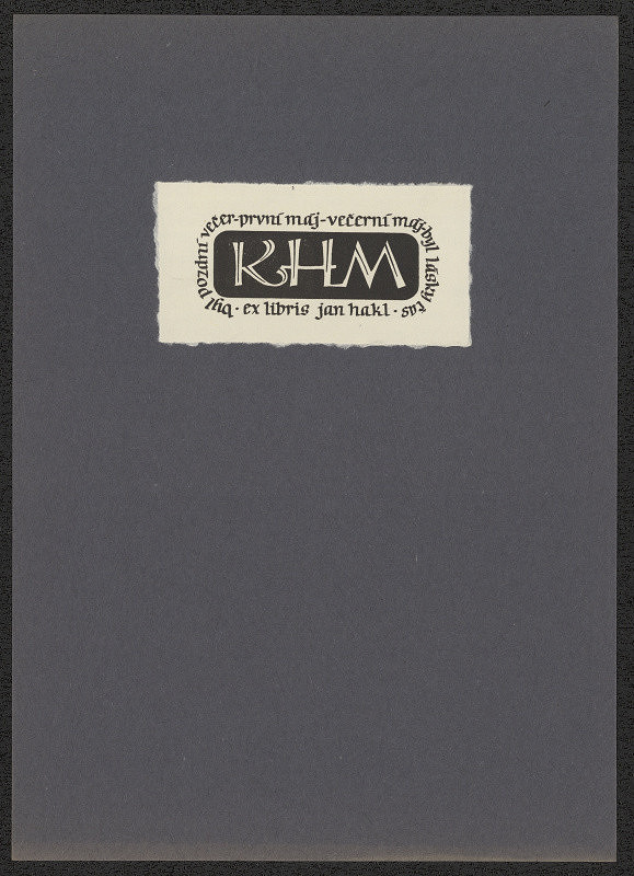 Jan Hakl – Jan Hakl, KHM 