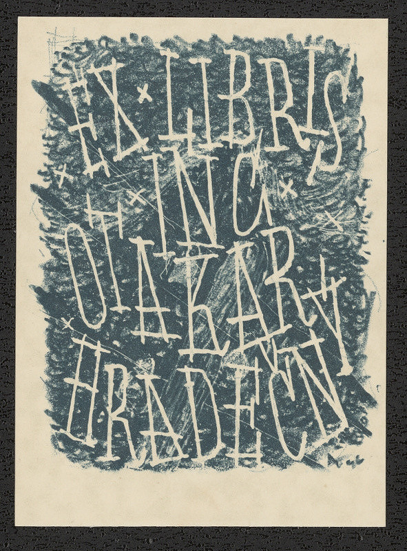 Jaromír Hlavsa – Exlibris Ing.Otakar Hradečný 