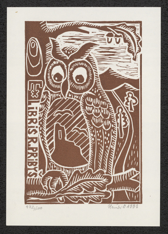 Pavel Hanák – Exlibris R.Přibyš 