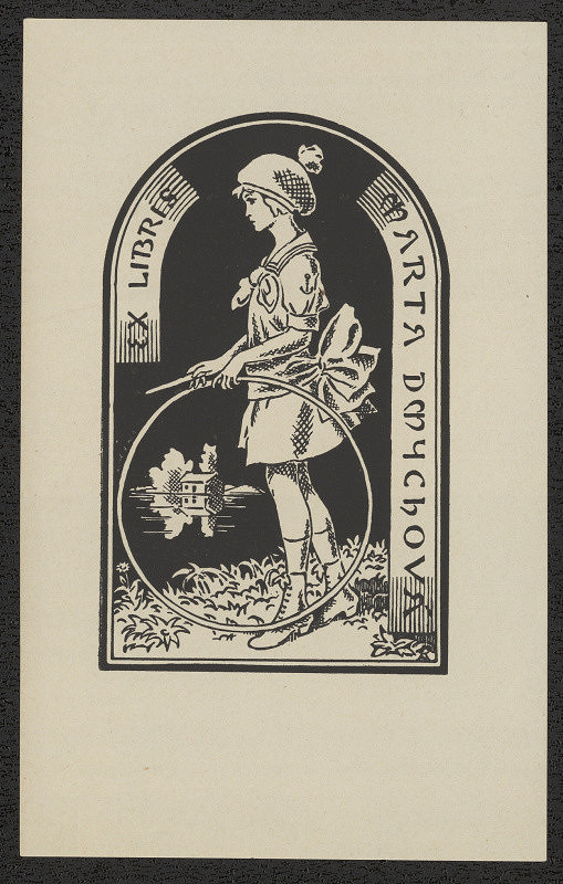 Antonín Hartmann – Ex libris Marta Dmychová 