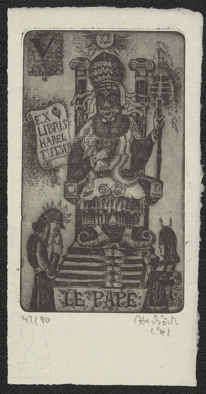 Jiří Havlíček – Ex libris Karel Tutsch 