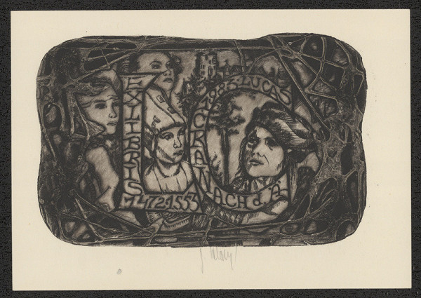 Pavel Hlavatý – Ex libris 1472-1553 Lucas Cranach 