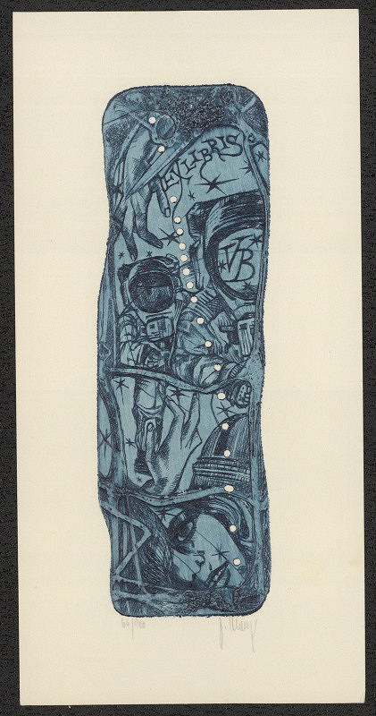 Pavel Hlavatý – Ex libris VB (Václav Baštinec) 