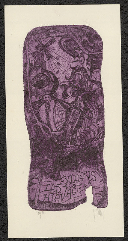 Pavel Hlavatý – Ex libris Lad. Hlaváček 