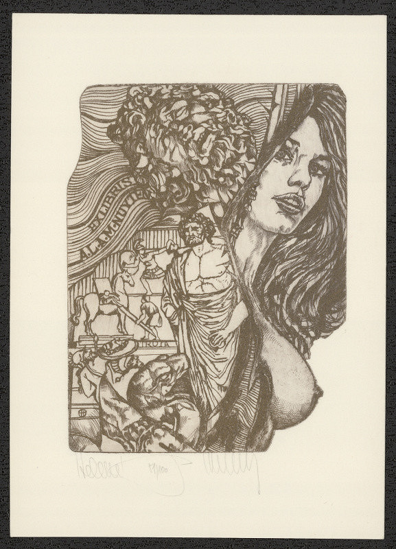 Pavel Hlavatý – Ex libris A. L. A. M. Nuyten 