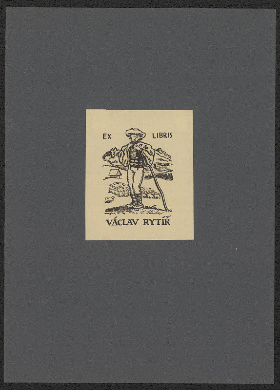 Jan (Ján) Hála – Ex  libris Václav Rytíř 