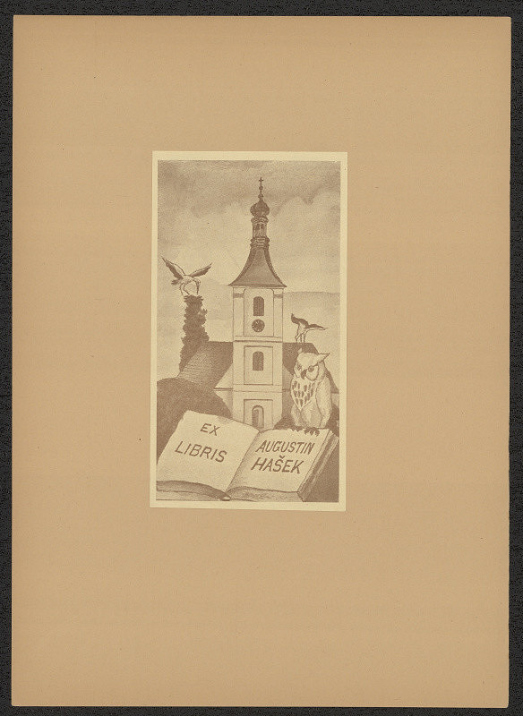 Augustin Hašek – Ex  libris Augustin Hašek 