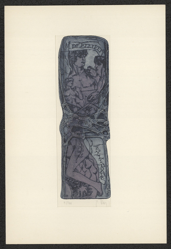 Pavel Hlavatý – M. de Filippis ex libris 