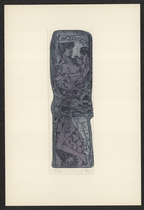 Pavel Hlavatý – Mario de Filippis ex libris